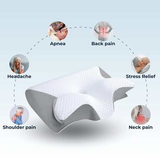 RestRelief™ Premium Ergonomic Pillow